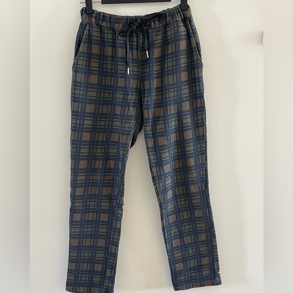 Unique Elevated Checkered Boutique Boci Track Pants - Picture 1 of 7